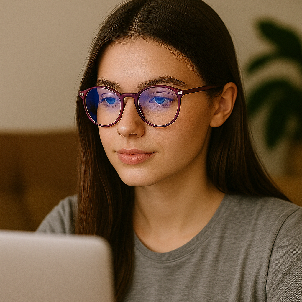 Blue Light Blocking Glasses - Anti Eye Strain Sleep Aid