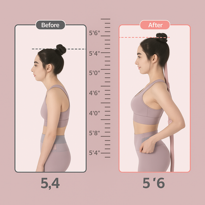 Flexible Yoga Strap for Back Support and Alignment
