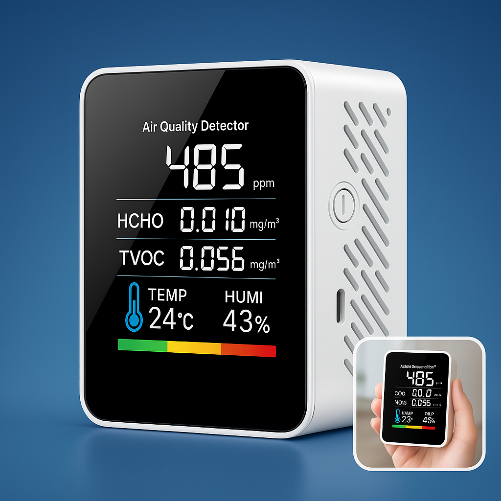 Accurate Home Air Quality Tester with Real-Time Alerts