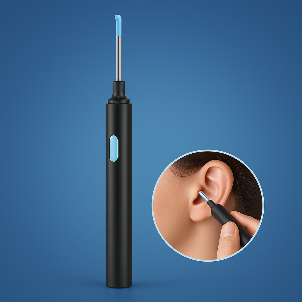 Advanced Ear Cleaner with LED Light and Soft Bristles