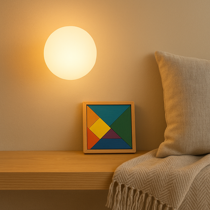 Stylish Wall Lamp with Frosted Glass Shade and Sleek Base - Befez