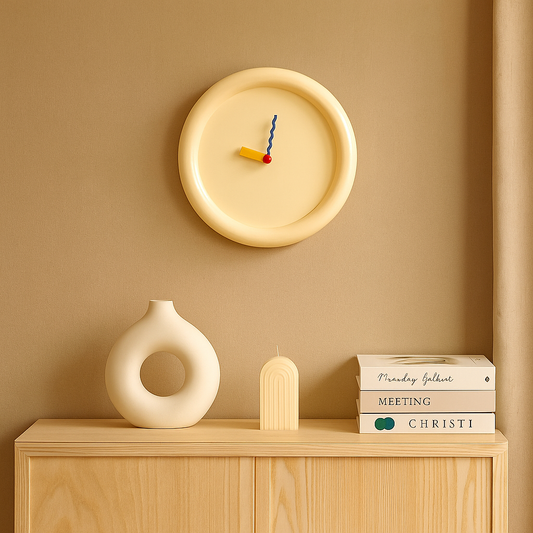 Vibrant Artistic Wall Clocks in Bold Geometric Style - Befez