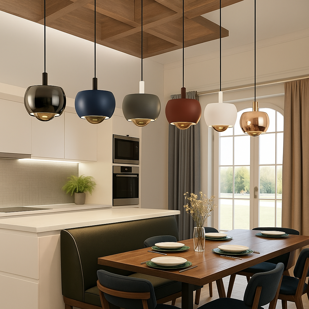 Simple Round LED Pendant Light Befez