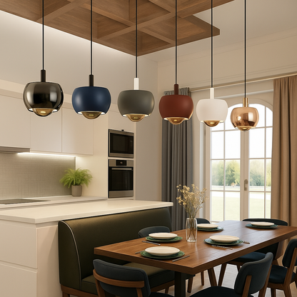 Simple Round LED Pendant Light Befez