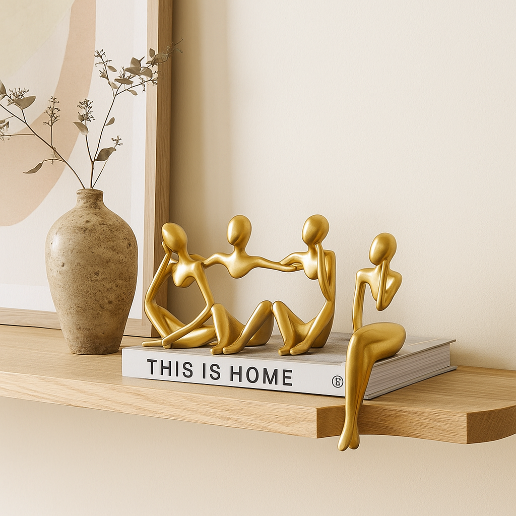 Decorative Metal Figure Statues in Creative Poses