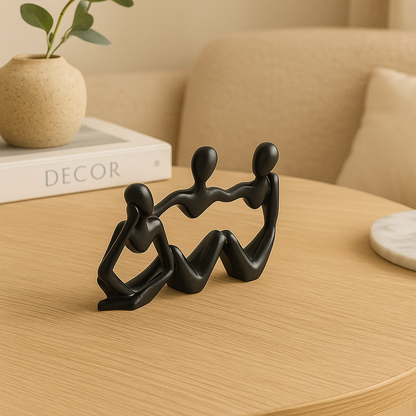 Decorative Metal Figure Statues in Creative Poses