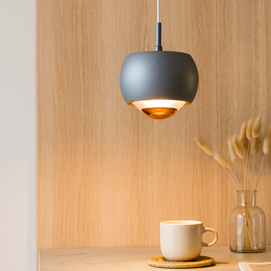 Simple Round LED Pendant Light Befez