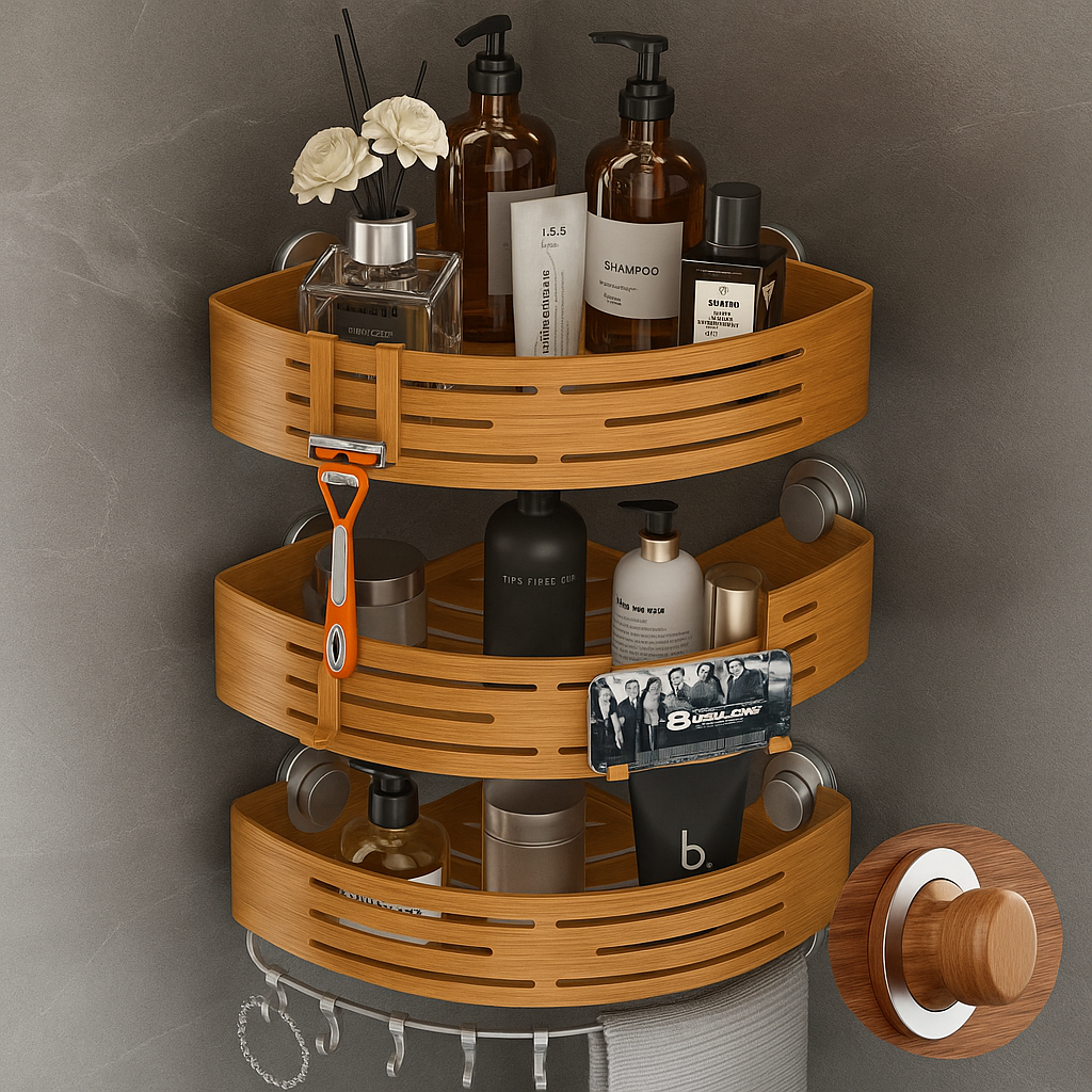 Space Saving Corner Shower Caddy
