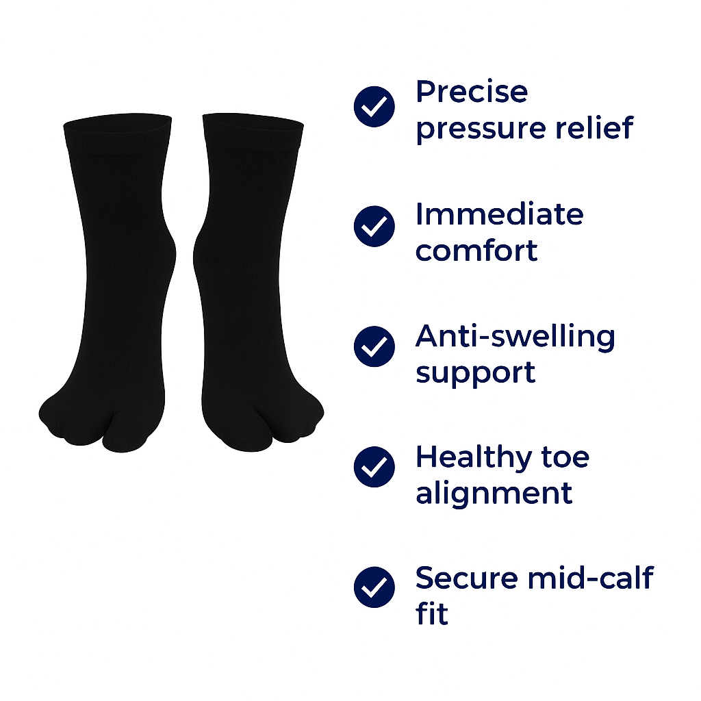 Comfortable Bunion Relief Crew Socks