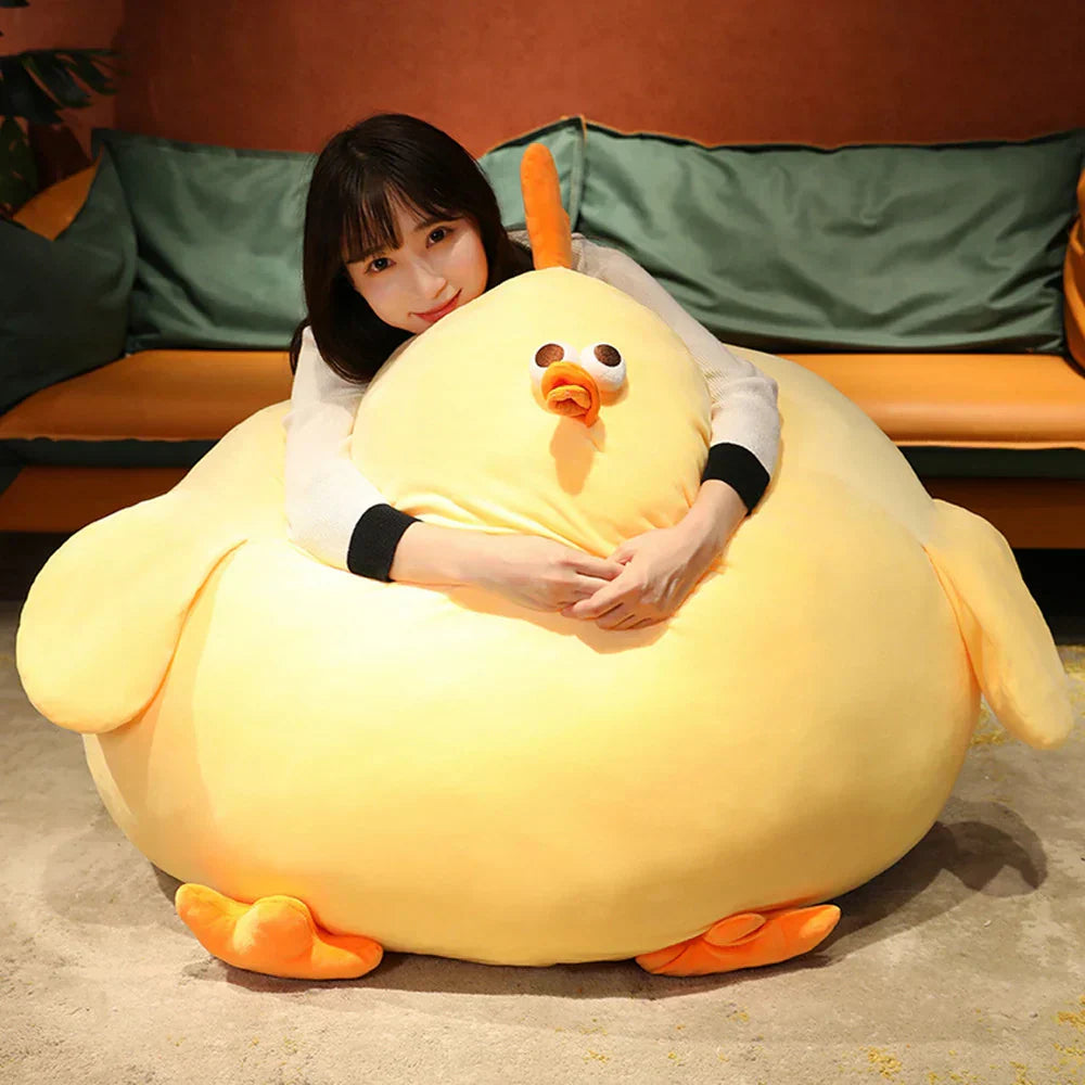 Adorable Plush Mother Hen Cushion for Kids