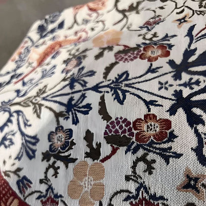 Beautiful Floral Table Runner with Bird Pattern