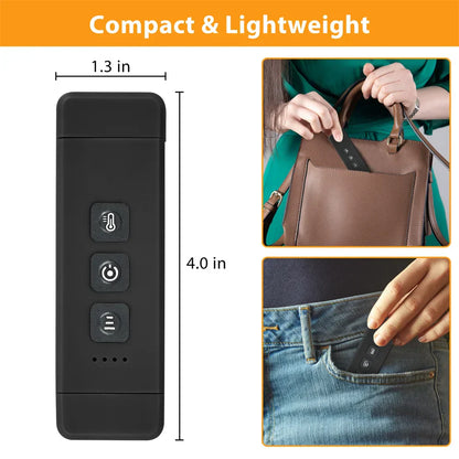 Compact LED Book Light with USB Rechargeable Clip
