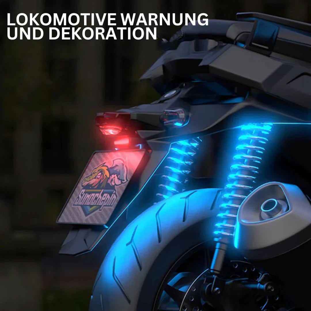 Bright LED Bike Tail Light - Rechargeable Wireless Brake Signal