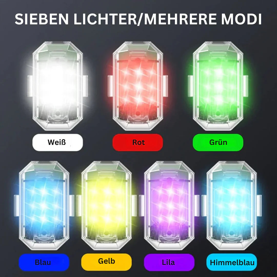 Bright LED Bike Tail Light - Rechargeable Wireless Brake Signal