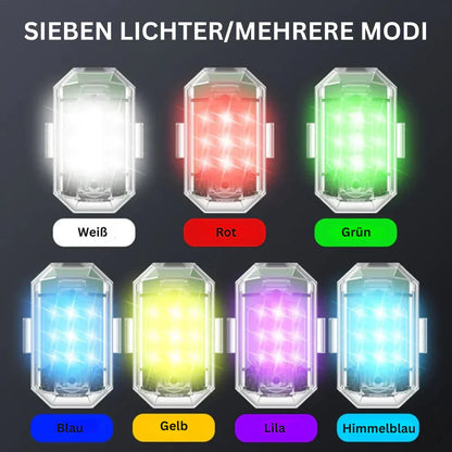 Bright LED Bike Tail Light - Rechargeable Wireless Brake Signal