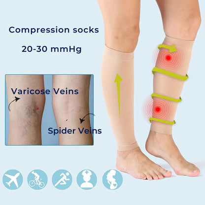 Breathable Athletic Socks | Firm Calf Support Compression