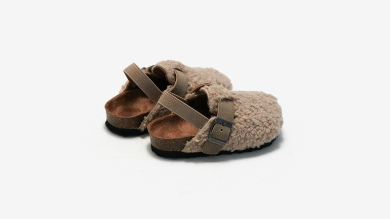 Soft Kids Sheepskin Slip On Shoes