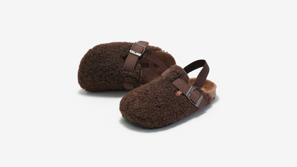 Soft Kids Sheepskin Slip On Shoes