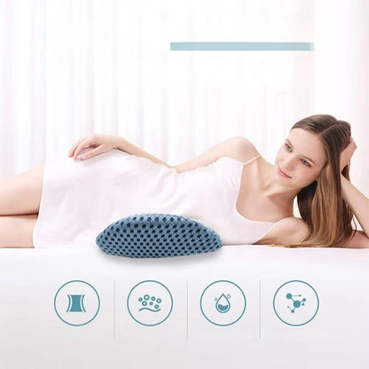 Contoured Lower Back Support Pillow