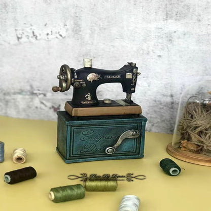 Retro Style Sewing Machine Decor - Befez