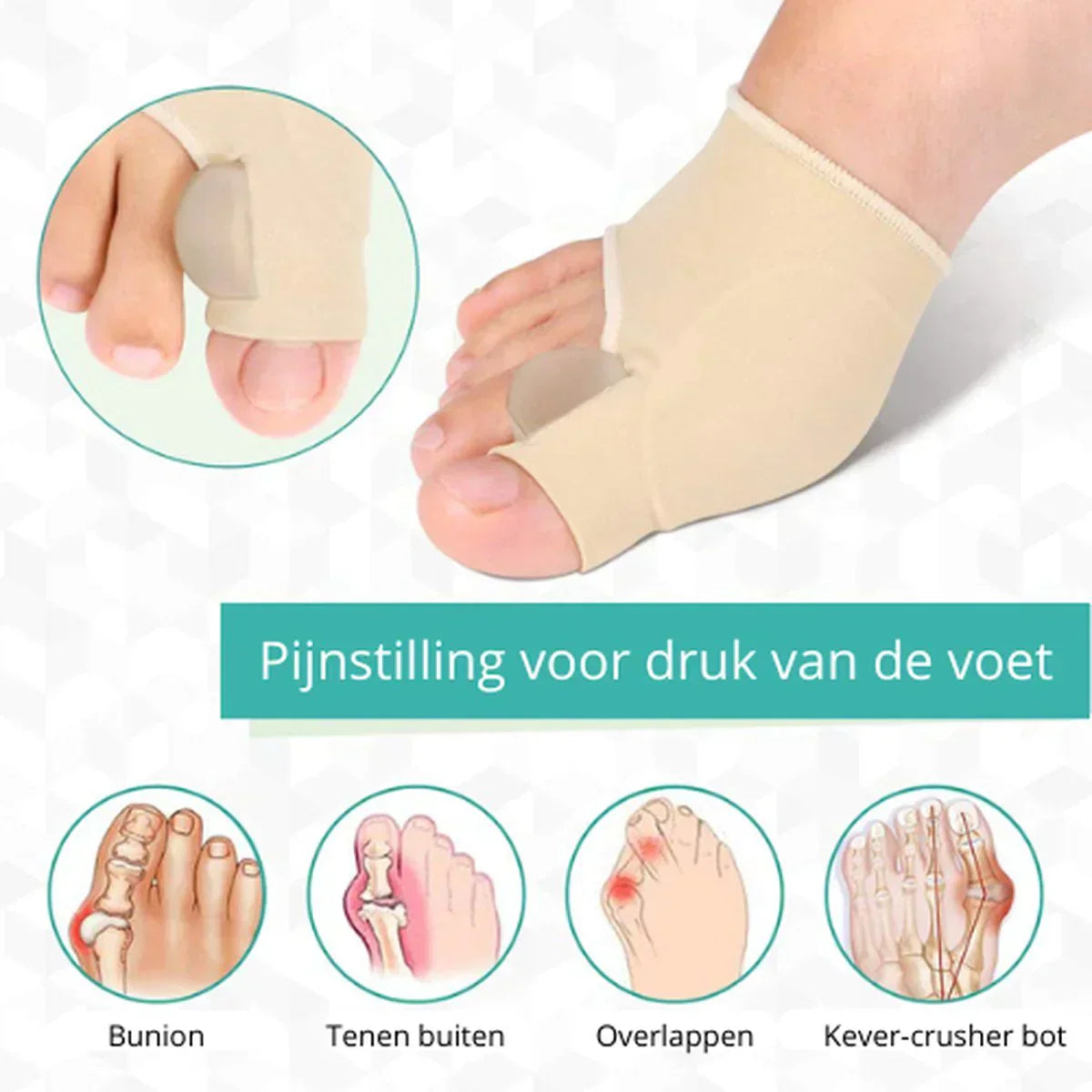 Befez Orthotic Toe Spacer for Bunion Relief