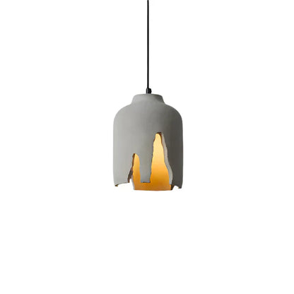 Modern Grey Cement Hanging Light