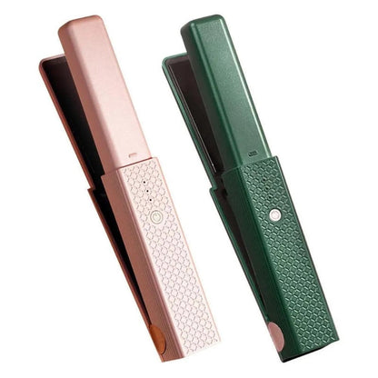 Compact Travel Hair Straightener with USB Charger