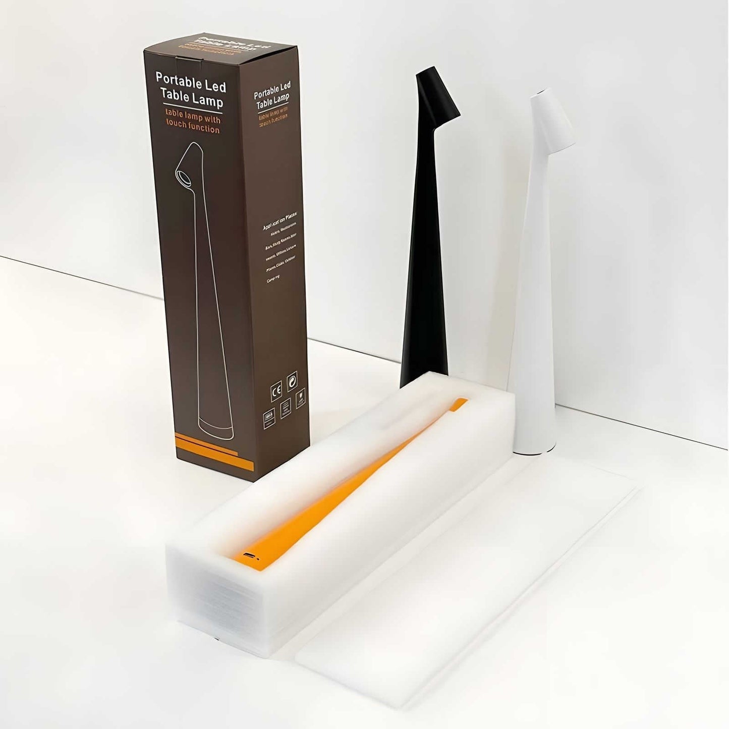 Slim Wireless Desk Lamp with Adjustable Bright Light