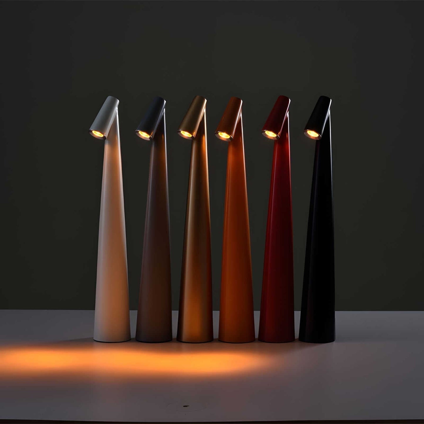 Slim Wireless Desk Lamp with Adjustable Bright Light