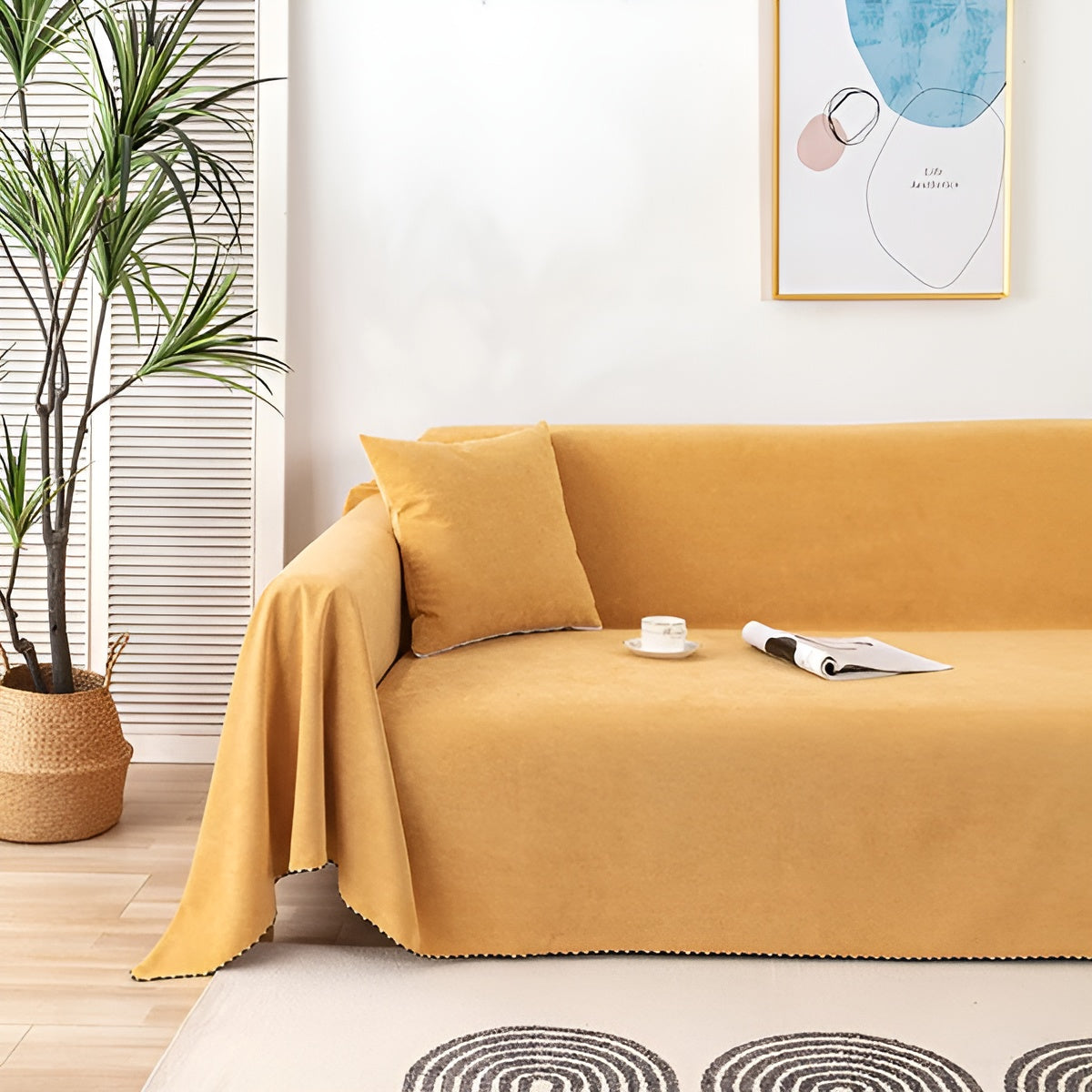 Soft Waterproof Throw Blanket Reversible Pet Blanket