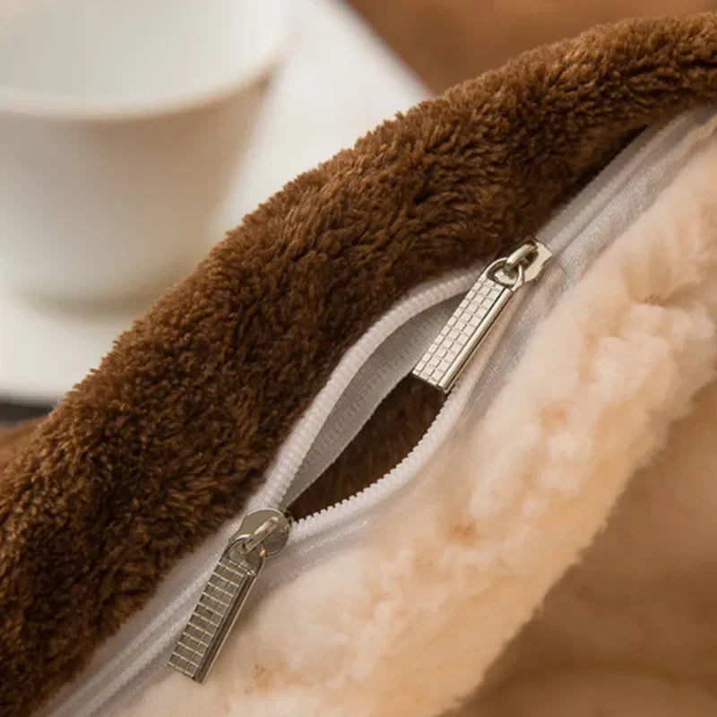 Soft Plush Reversible Winter Blanket