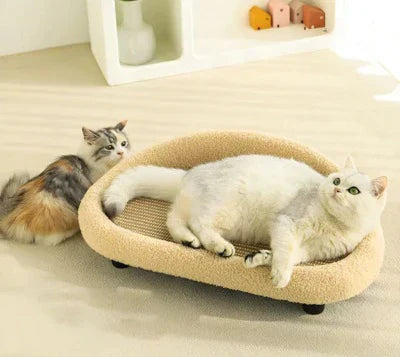 Cozy Plush Cat Bed for Pets - Befez