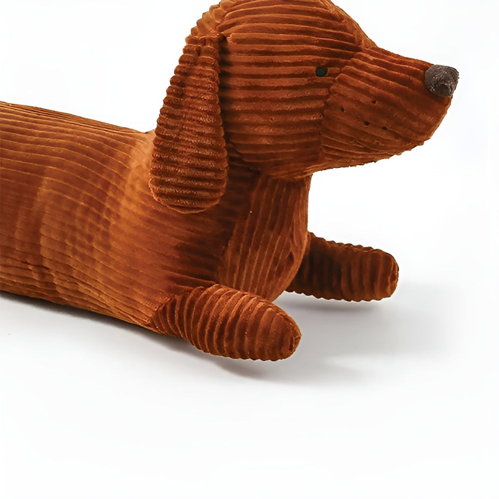 Plush Dachshund Dog Pillow - Cozy Pet Shaped Cushion