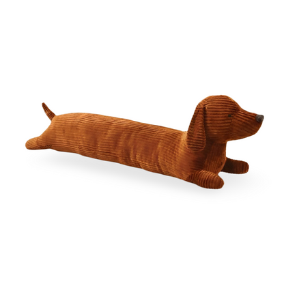 Plush Dachshund Dog Pillow - Cozy Pet Shaped Cushion