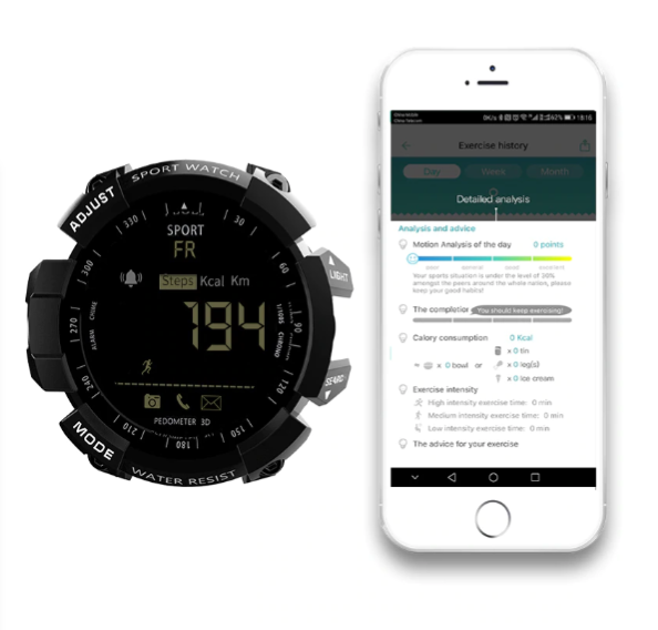 Tactical Waterproof Smart Watch