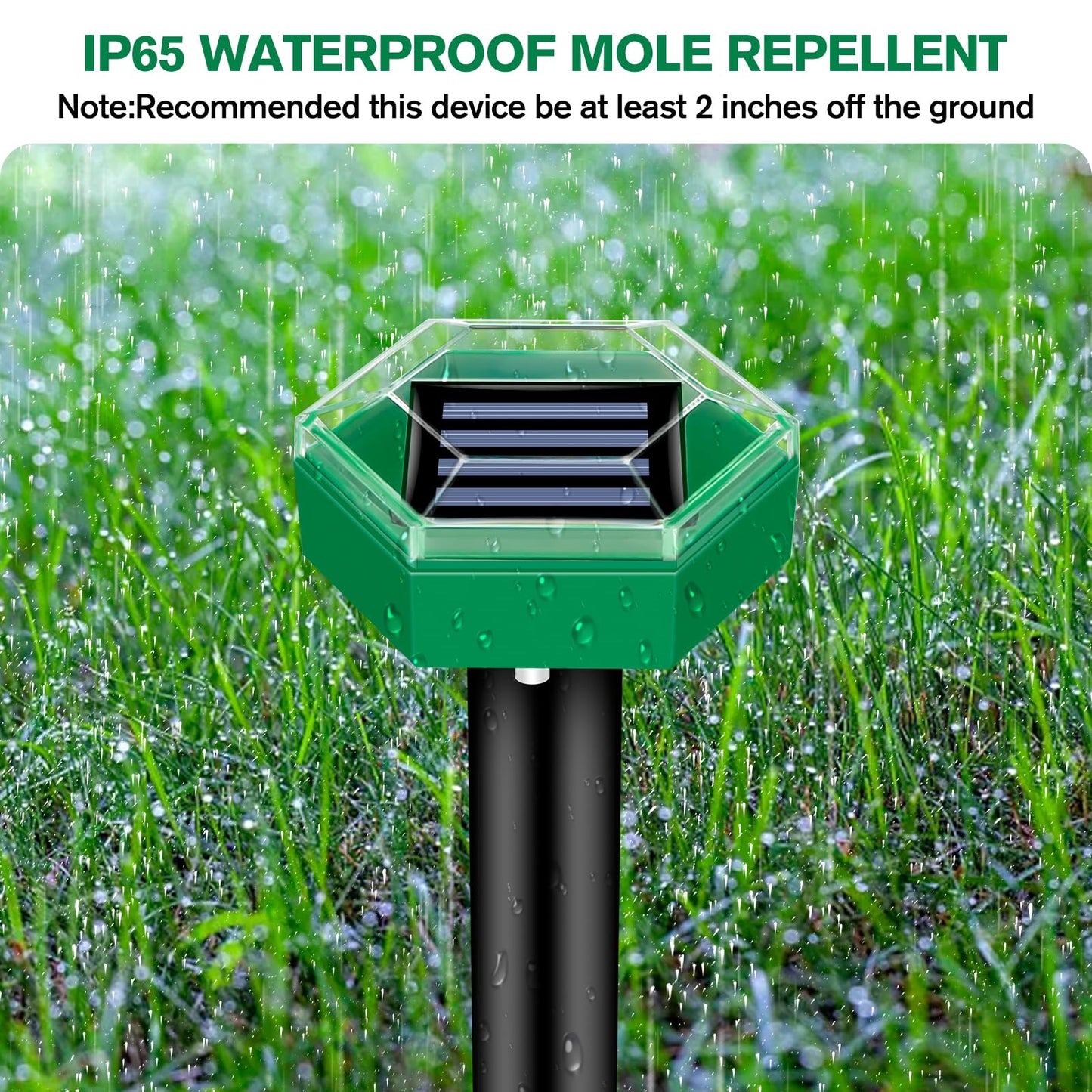 Outdoor Pest Control Mole Repeller 4-Pack