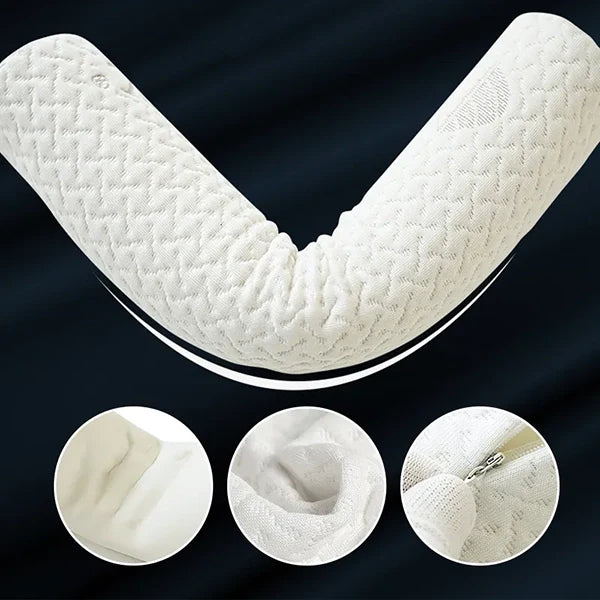 Contoured Support Memory Foam Neck Pillow