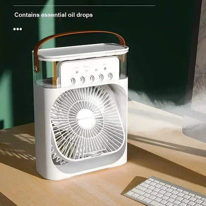 3-In-1 Portable Cooler Fan Humidifier