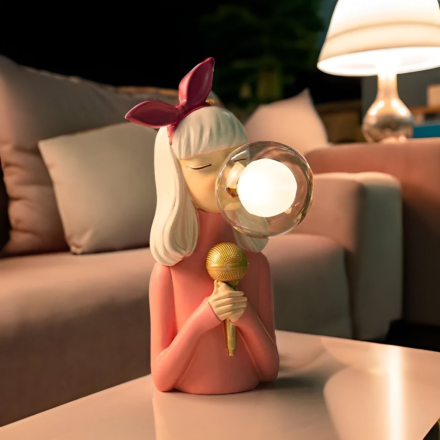 Stylish Bubble Glass Table Lamp - Befez