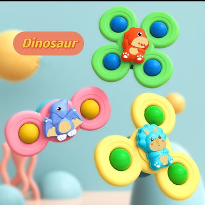 Colorful Kids Suction Spin Toy