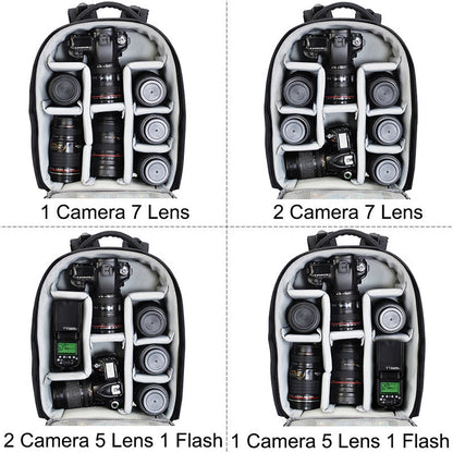 Compact Camera Backpack - Easy Access Travel Bag