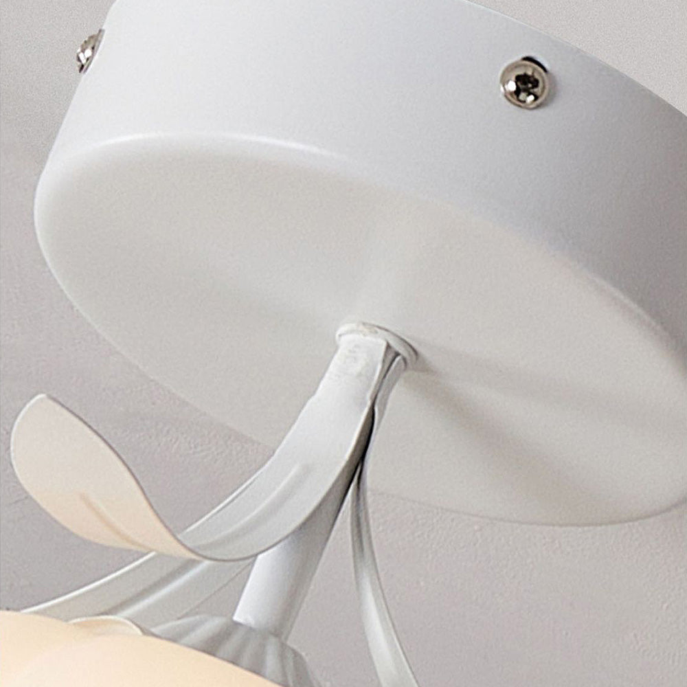Stylish Ceiling Lamp with Decorative Glass Shade