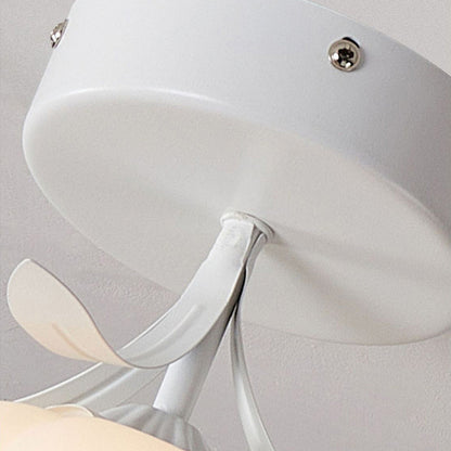 Stylish Ceiling Lamp with Decorative Glass Shade