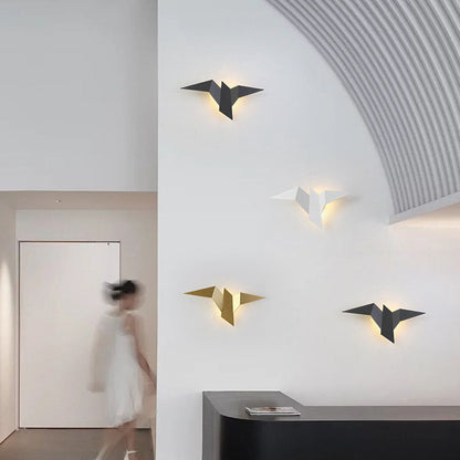 Rustic Bird Wall Light Fixture
