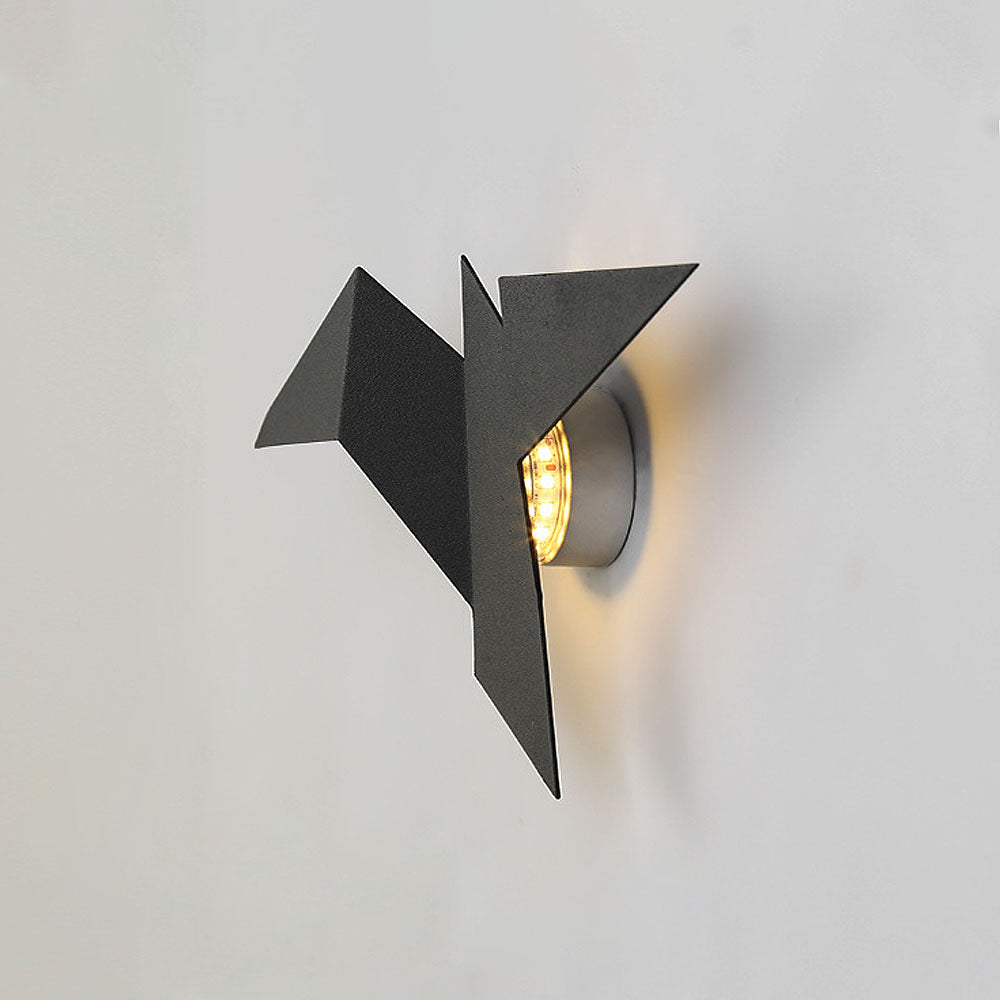 Rustic Bird Wall Light Fixture