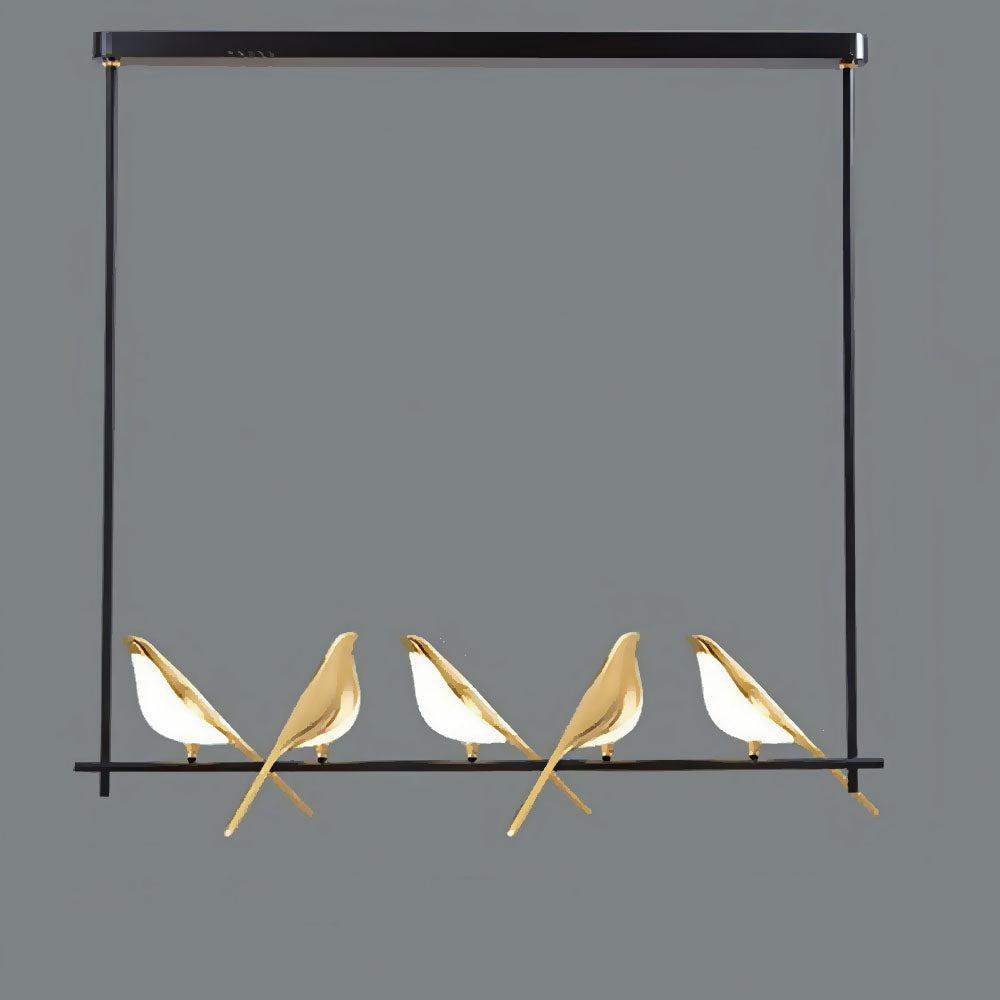 Colorful Bird Shaped LED Pendant Lamp