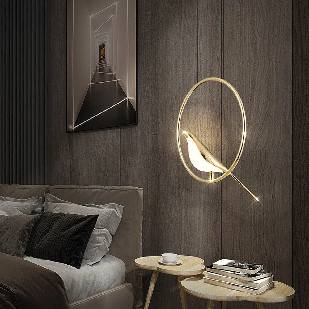 Colorful Bird Shaped LED Pendant Lamp