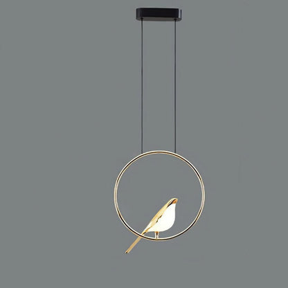 Colorful Bird Shaped LED Pendant Lamp