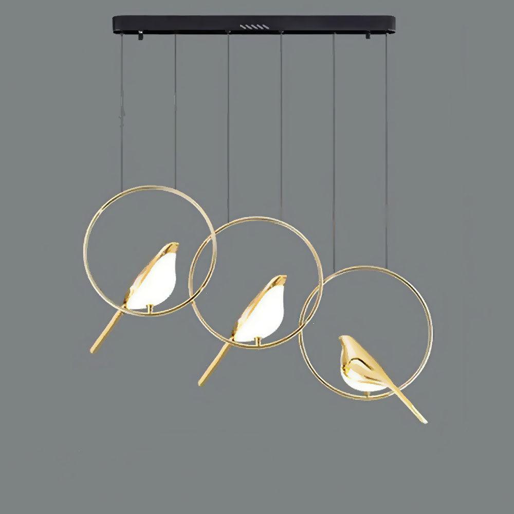 Colorful Bird Shaped LED Pendant Lamp