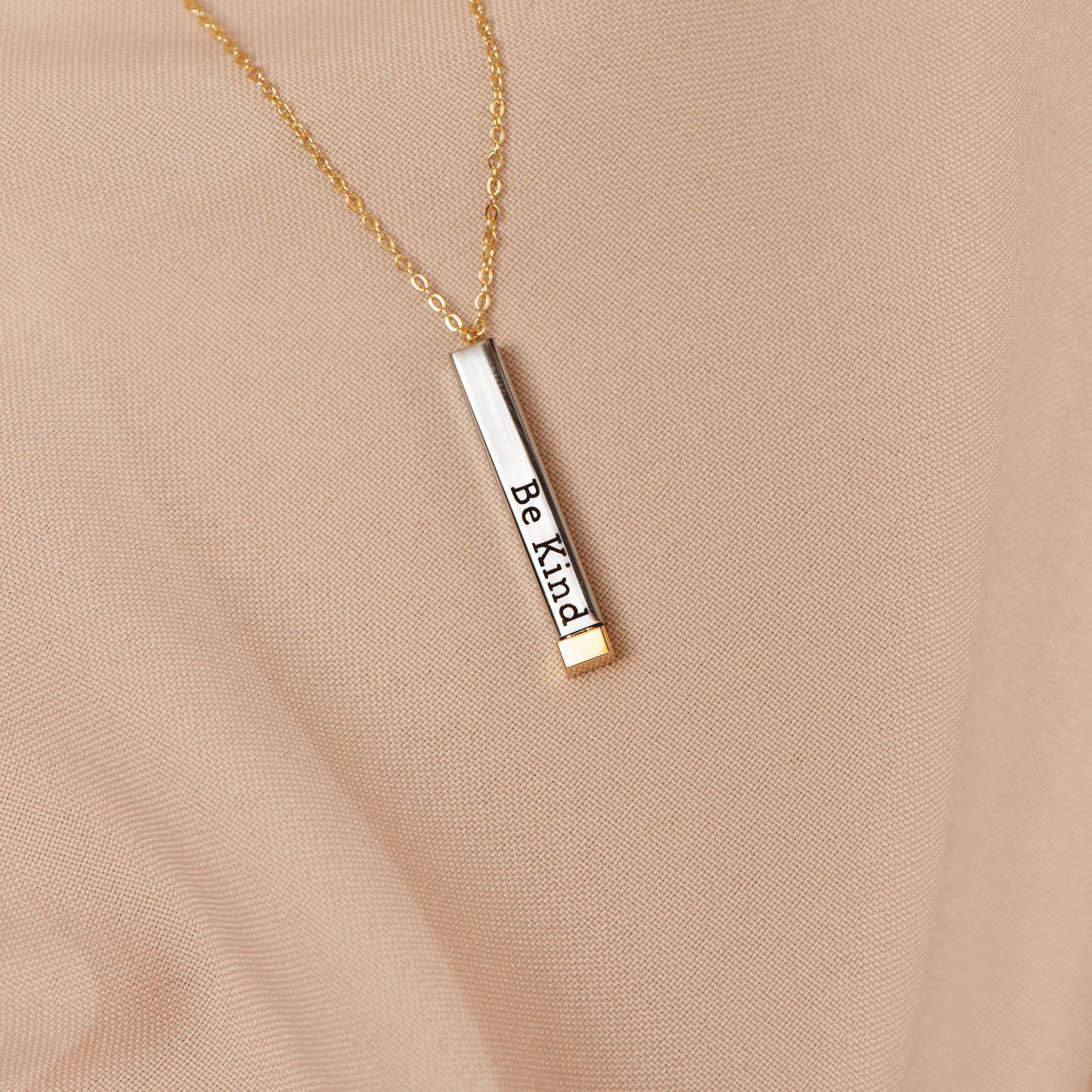 Sassy Secret Message Bar Necklace - Befez